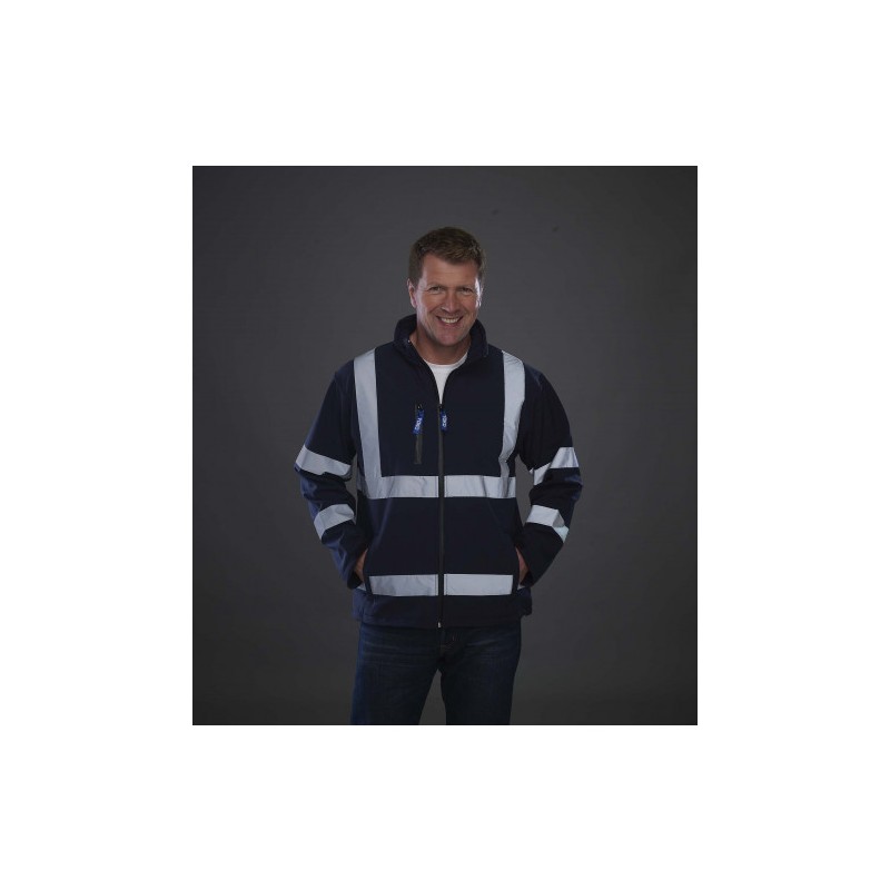 Veste ambulancier Softshell Homme 3 couches haute visibilité - YHVK09