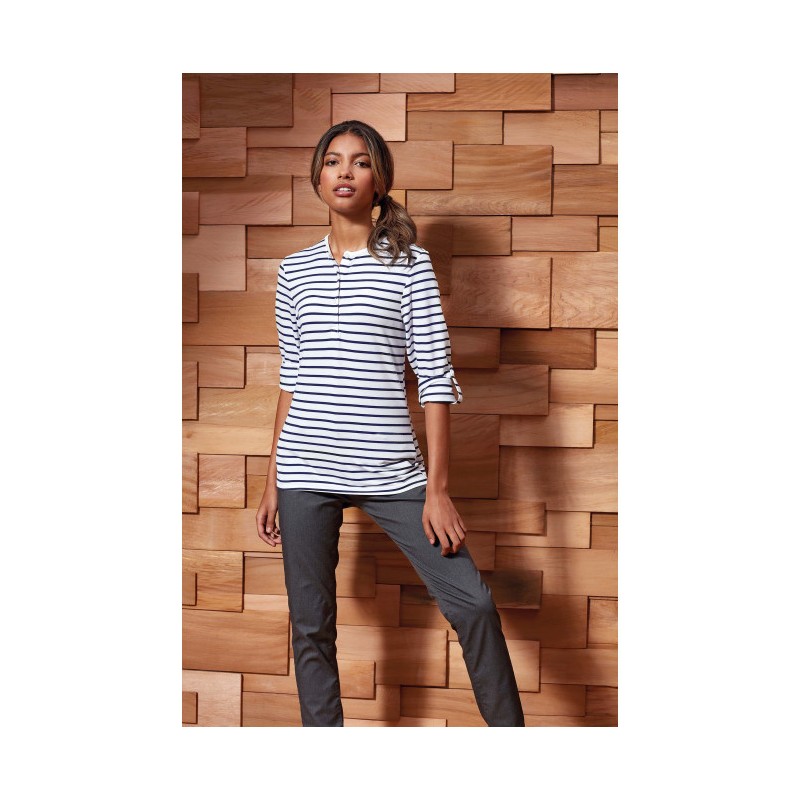 T-shirt femme "Long John" 190 g/m² Polyester/Viscose/Elasthanne - PR318