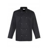 Veste de cuisine manches longues à boutons pression - PR665
