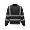 Sweat-shirt HV col rond 280 g/m² 100% Polyester - YHVJ510