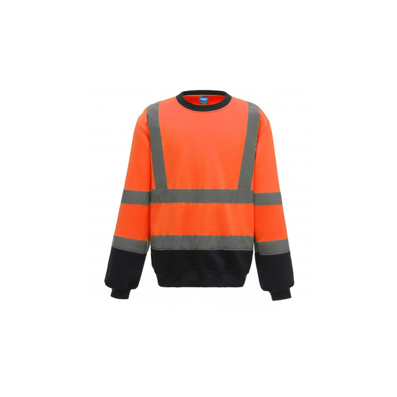 Sweat-shirt HV col rond 280 g/m² 100% Polyester - YHVJ510