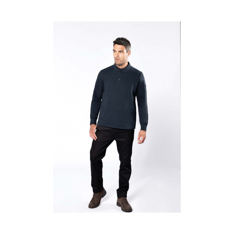 Sweat-shirt col polo homme 300g C/P - WK4000