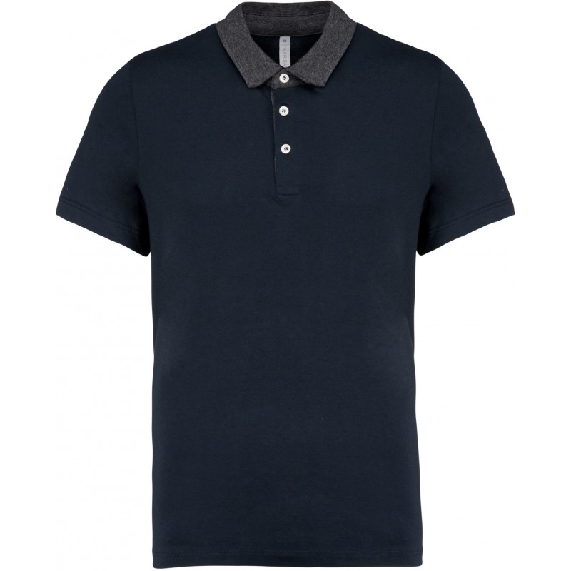 Polo homme Coton 180g bicolore - K260