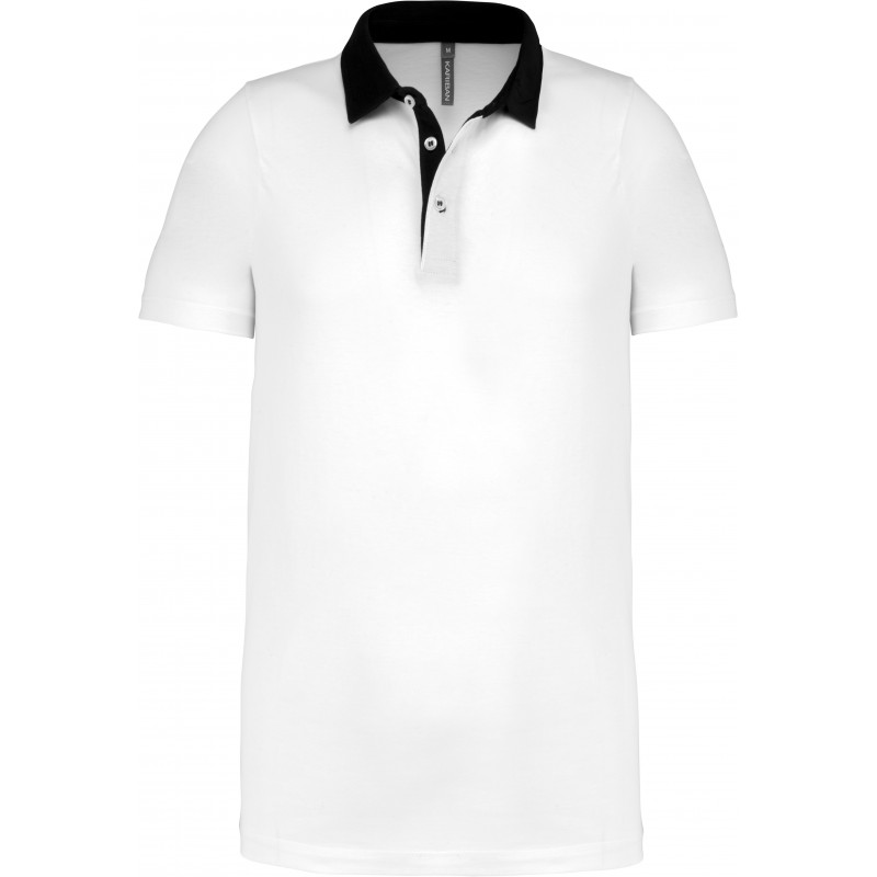 Polo homme Coton 180g bicolore - K260