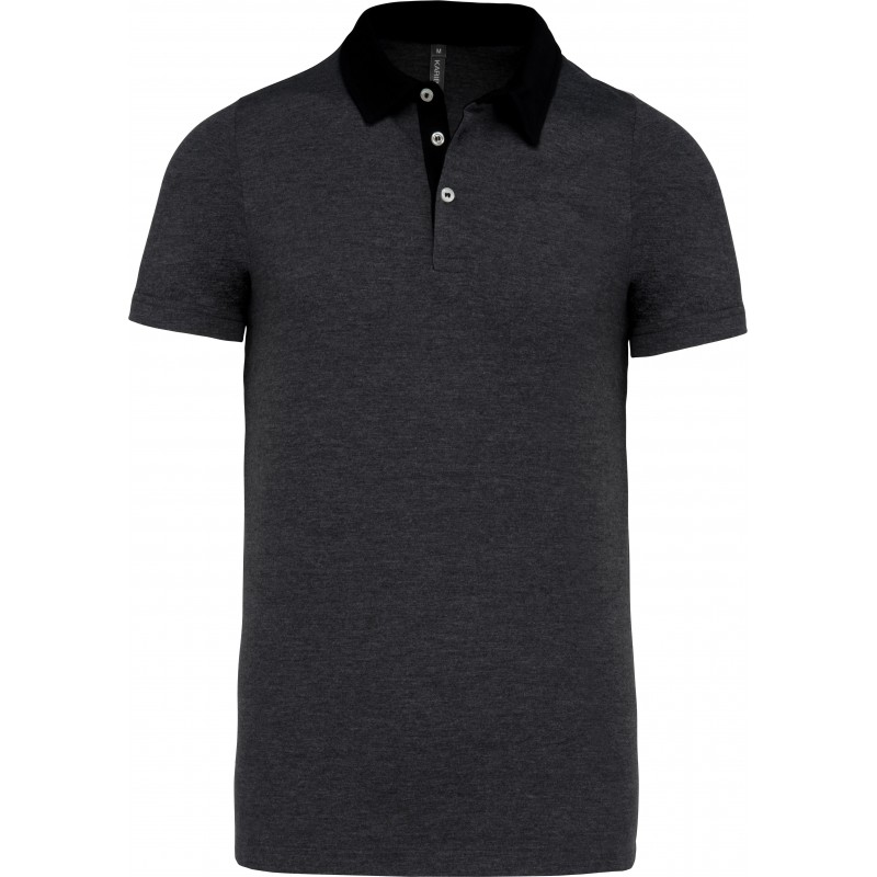Polo homme Coton 180g bicolore - K260