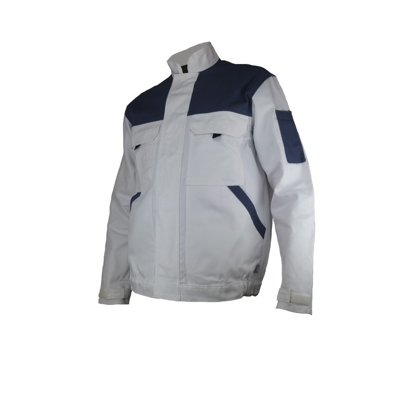 Blouson Typhon blanc/gris Dennis - 09TYCBG2