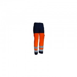 Pantalon HV marine/orange - 01HVO580