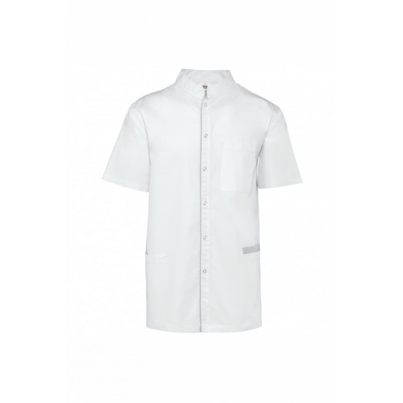 Blouse homme polycoton avec boutons-pression - WK505