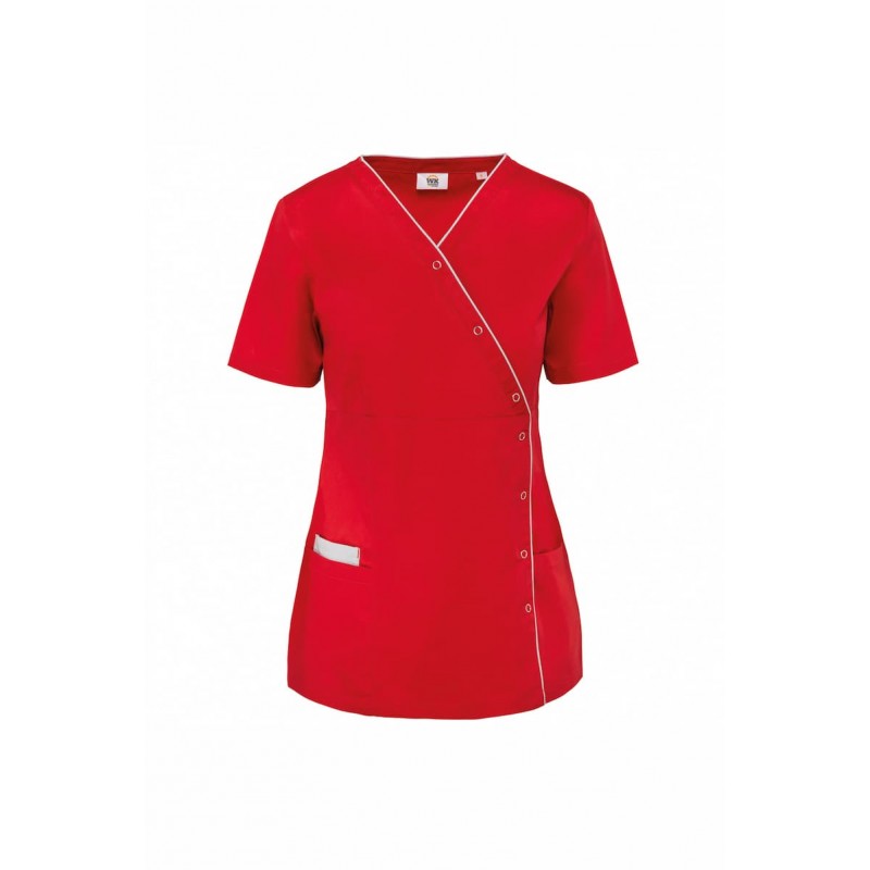 Tunique femme polycoton avec boutons-pression - WK506