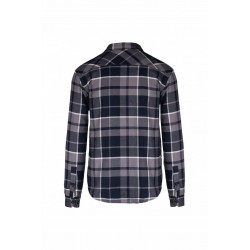 Surchemise à carreaux doublée sherpa homme - K579