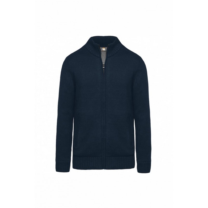 Cardigan doublé polaire homme - WK959