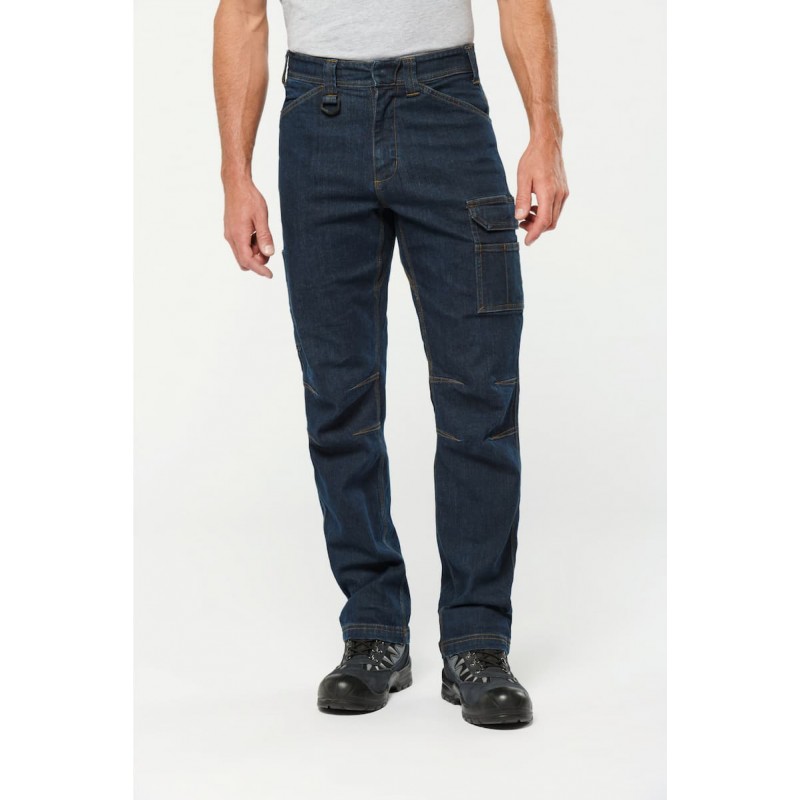 Jean de travail élasthanne multipoches homme - WK705