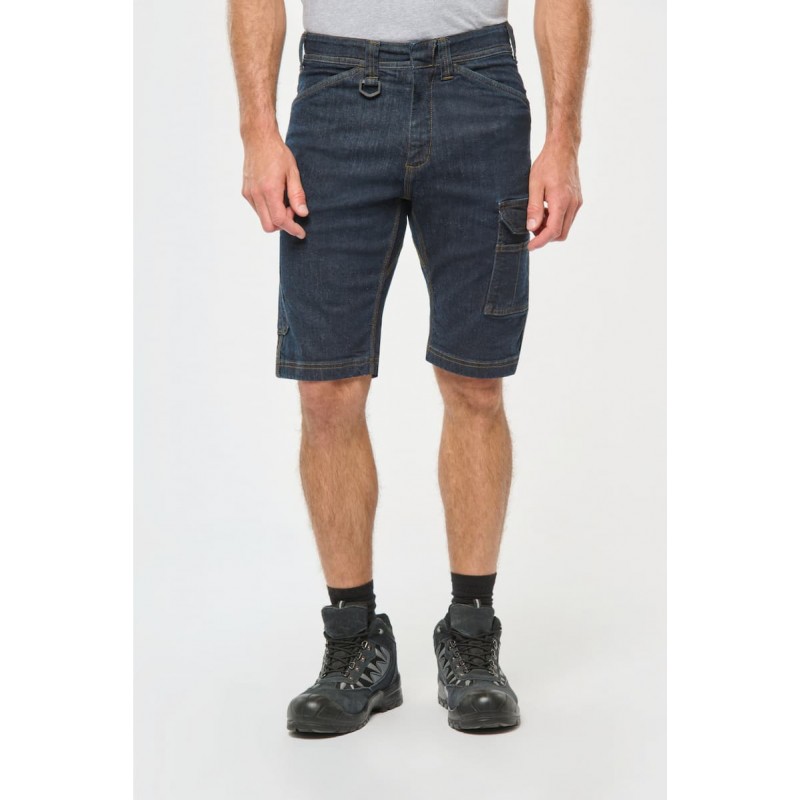 Bermuda denim multipoches homme - WK715