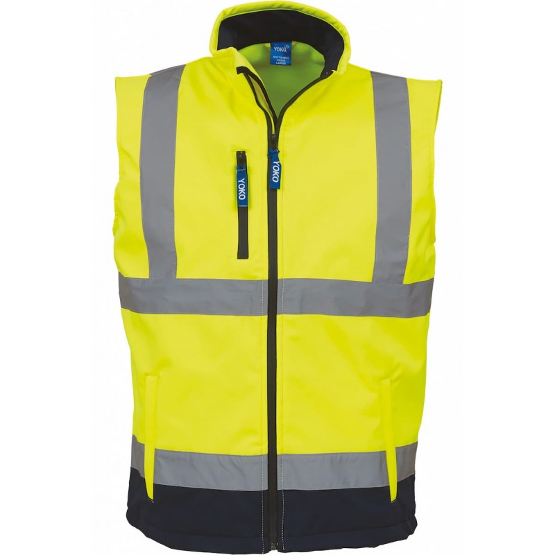 Bodywarmer softshell haute visibilité - YHV006