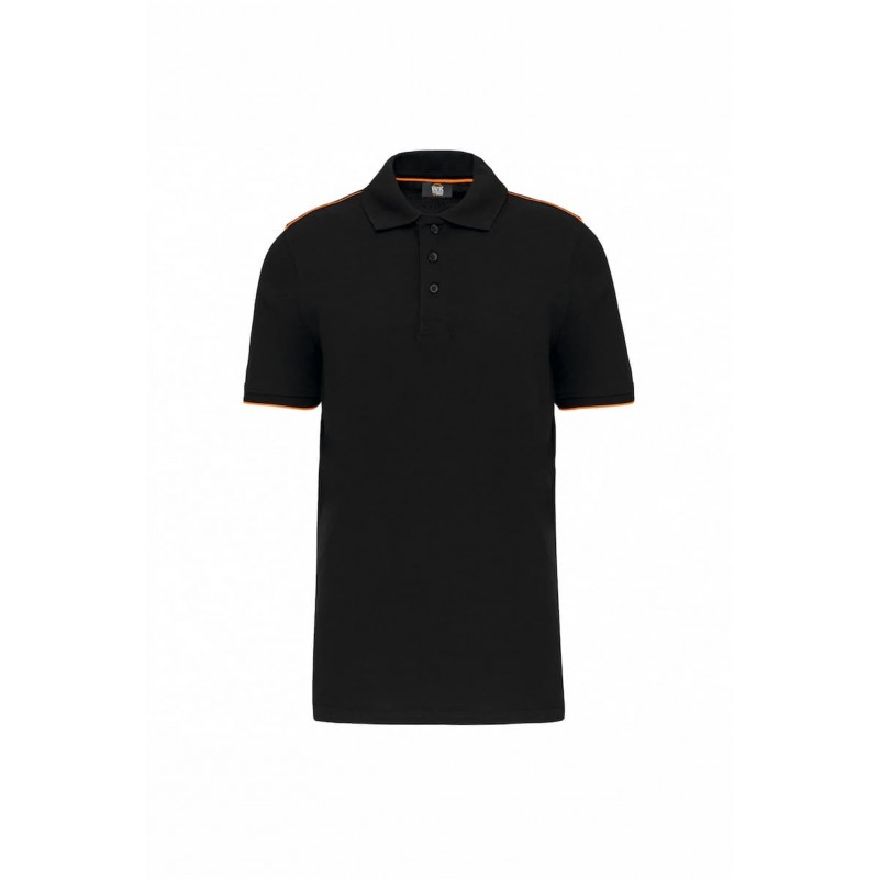 Polo homme liseré 220g P/C - WK270