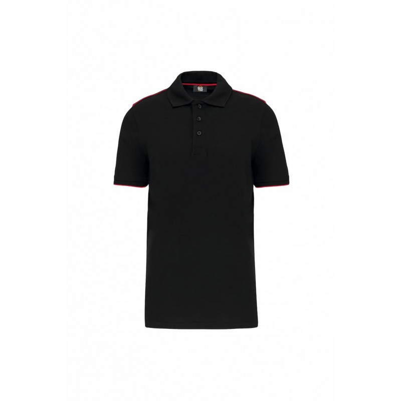 Polo homme liseré 220g P/C - WK270