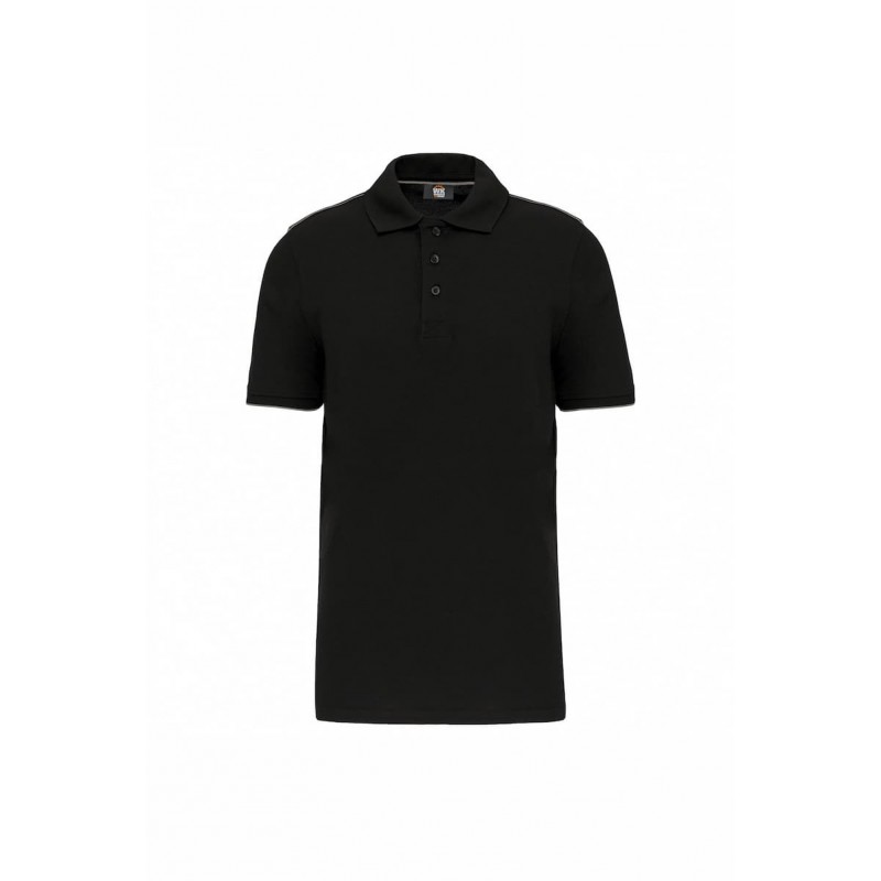 Polo homme liseré 220g P/C - WK270