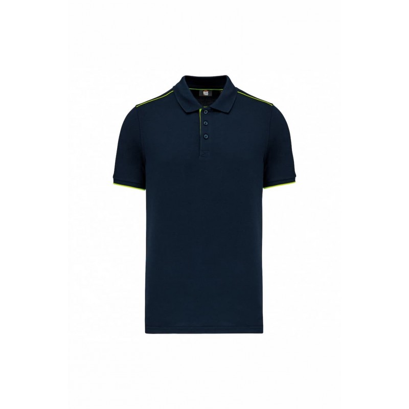 Polo homme liseré 220g P/C - WK270