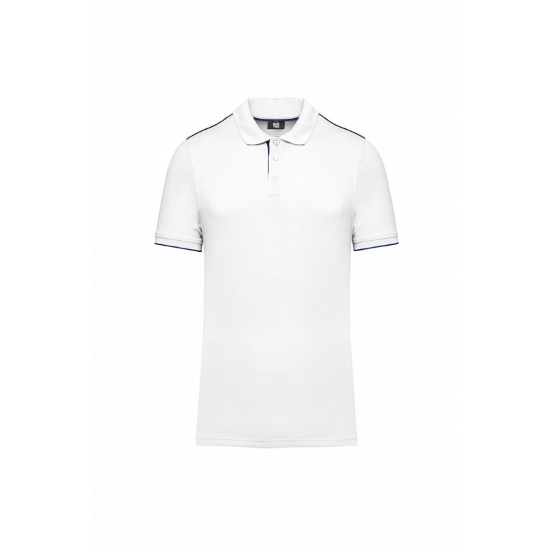 Polo homme liseré 220g P/C - WK270