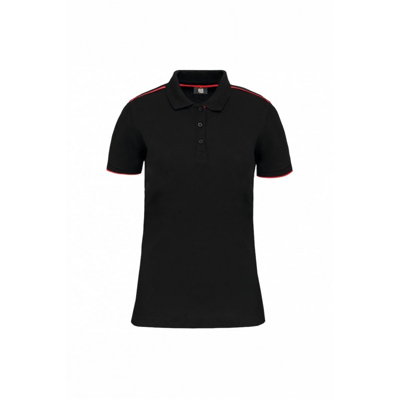 Polo femme liseré 220g P/C - WK271