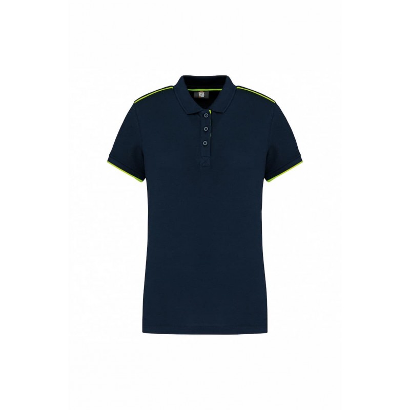 Polo femme liseré 220g P/C - WK271