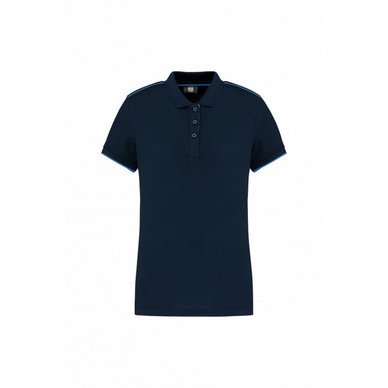 Polo femme liseré 220g P/C - WK271