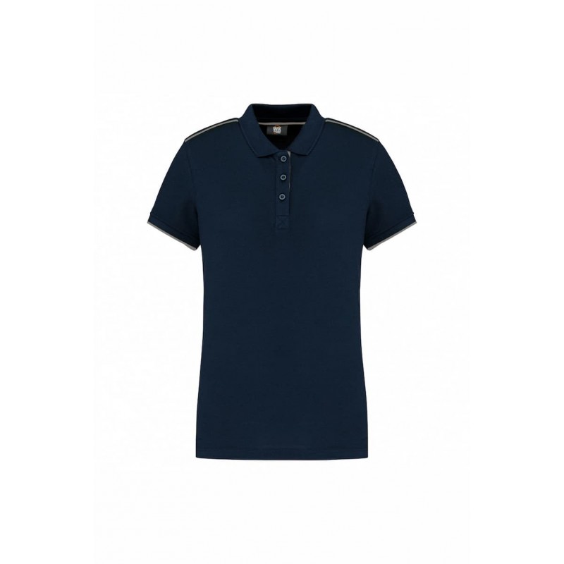 Polo femme liseré 220g P/C - WK271