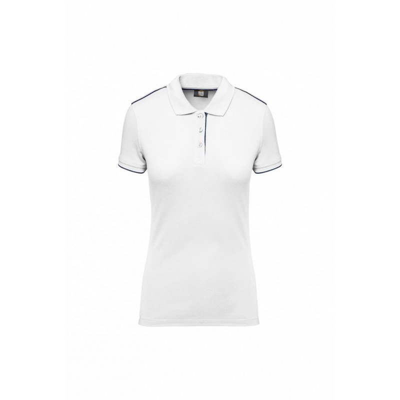 Polo femme liseré 220g P/C - WK271