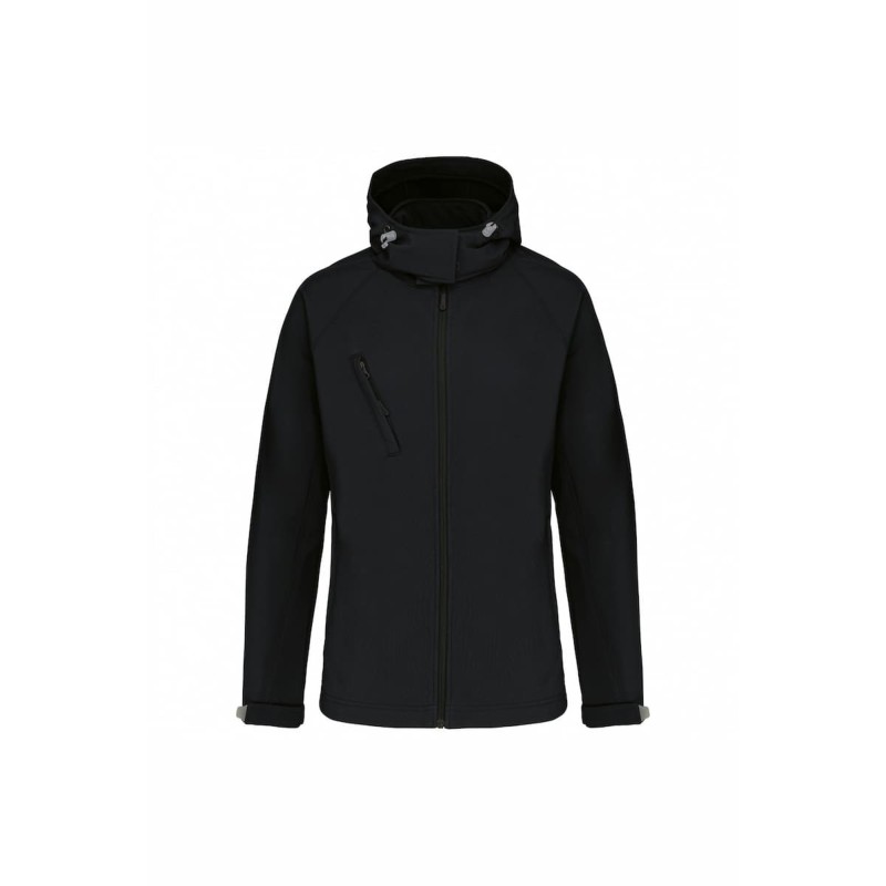 Veste softshell femme à capuche amovible - K414