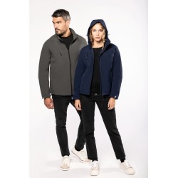 Veste softshell homme à capuche amovible - K413