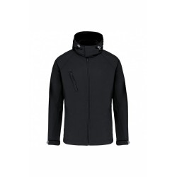 Veste softshell homme à capuche amovible - K413