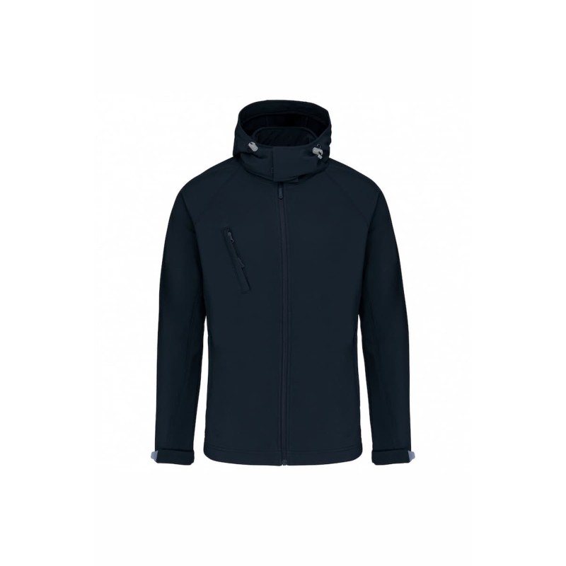 Veste softshell homme à capuche amovible - K413