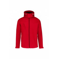 Veste softshell homme à capuche amovible - K413