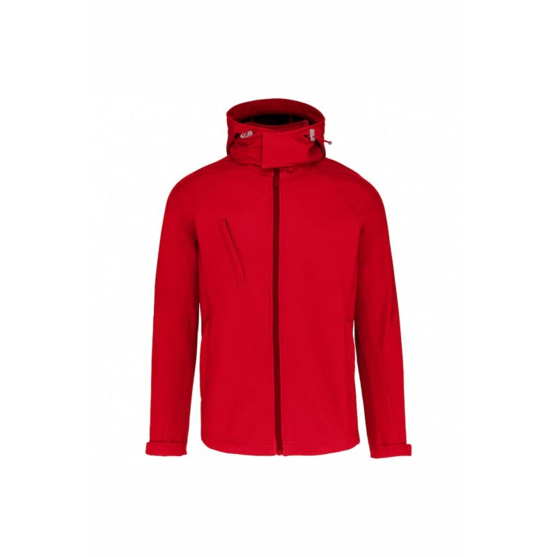 Veste softshell homme à capuche amovible - K413