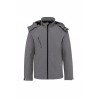 Veste softshell homme à capuche amovible - K413