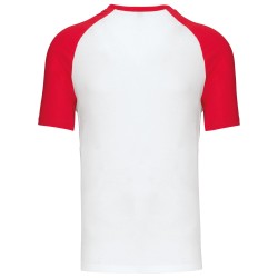 T-shirt homme bicolore Baseball - K330