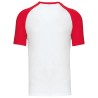 T-shirt homme bicolore Baseball - K330
