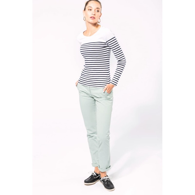 Pantalon chino femme - K741