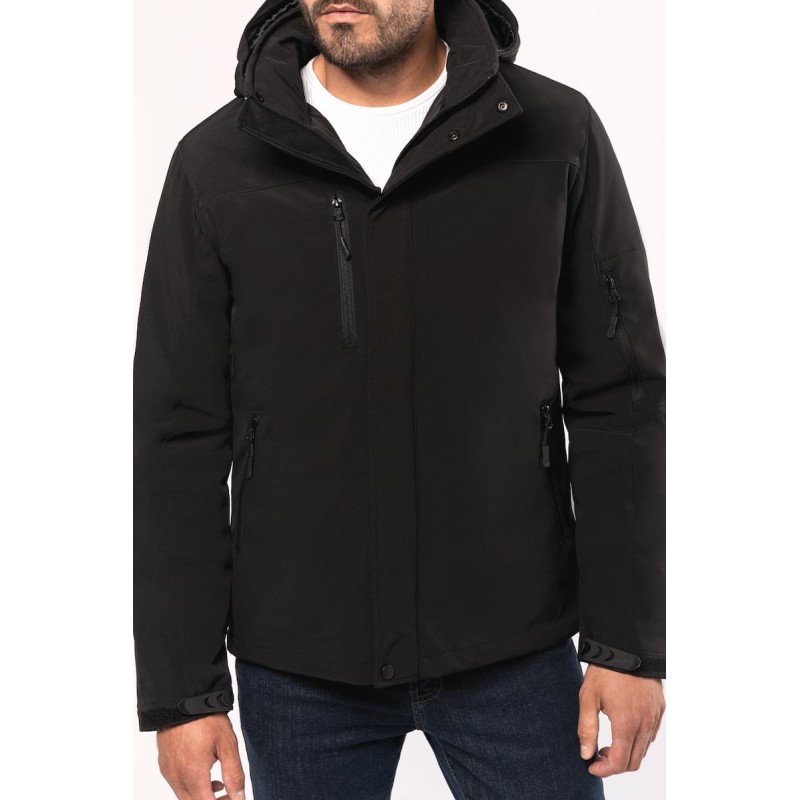 Parka Softshell 3 couches doublée capuche homme - K650