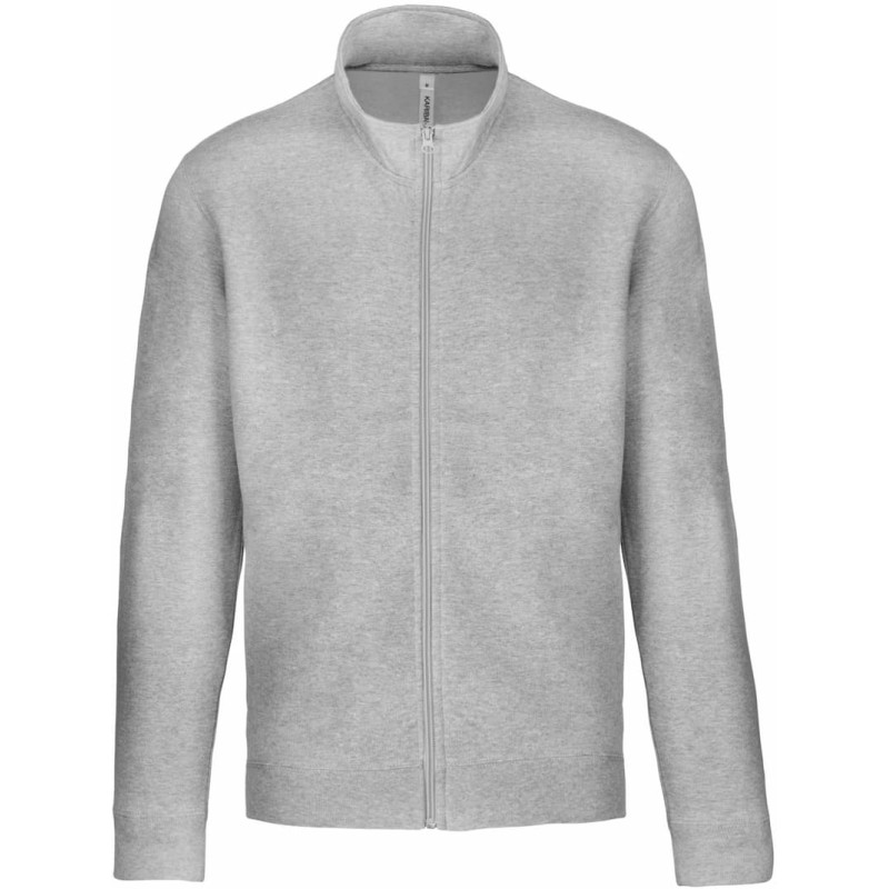 Veste molleton zippée mixte 280 g/m² Coton/Polyester - K472