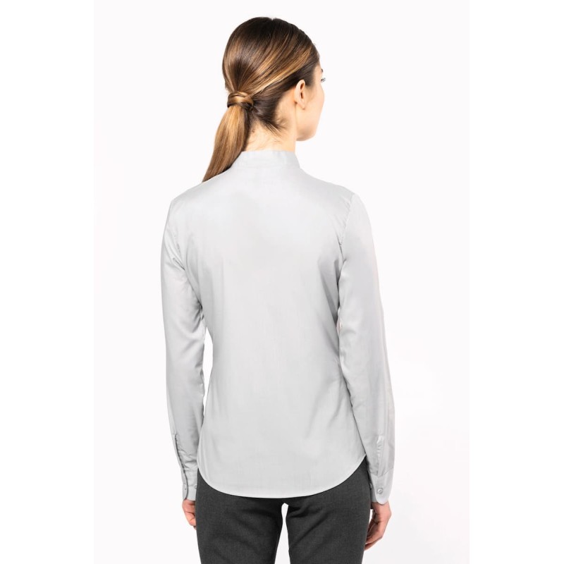 Chemise Femme Cutter & Buck – 100% Coton – Col Boutonné Gris Charbon – Taille L – Occasion Très Bon État