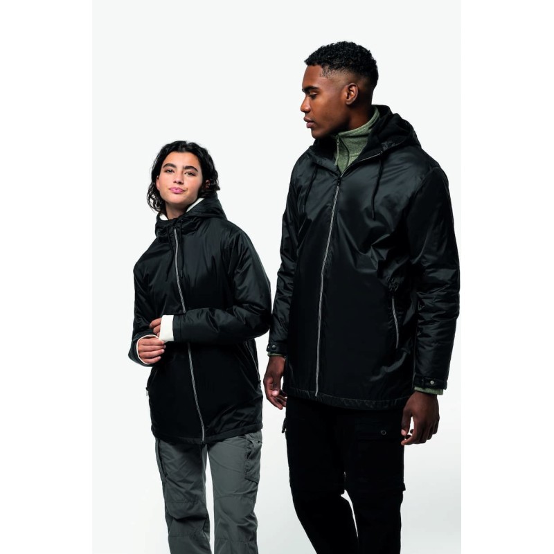 Veste à capuche mixte avec doublure en micropolaire - K6153